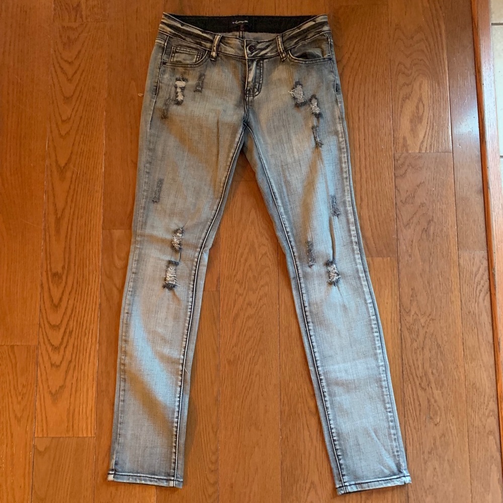 Heritage 1981 Gray/Black Skinny Jeans